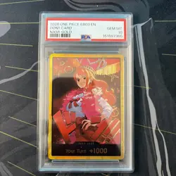 2026 One Piece Nami Gold Don!! EB03 PSA 10 - Image 1