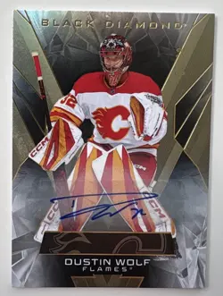 2025-26 Black Diamond Hockey Auto Dustin Wolf /99 #BDB-DW - Image 1