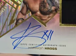 Karrion Kross Auto Patch #/99 2025 Topps WWE Universe Killer Kross - Image 3