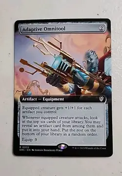 Adaptive Omnitool (Extended Art) Commander: Aetherdrift Regular MTG - Image 1