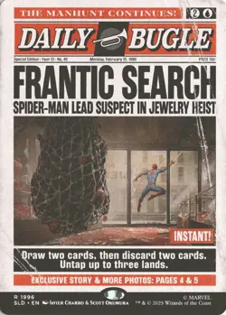 MTG Frantic Search (1996) *Non-Foil* Secret Lair: Spider-Man MT/NM Free Ship - Image 1