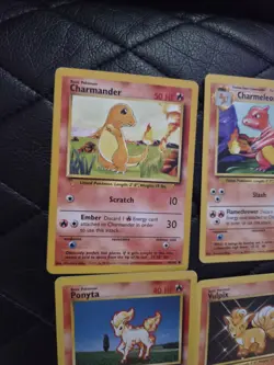 Pokemon Base Set 102 Fire Pokemon 6 Item Bundle Vintage 1999 Pokemon Cards - Image 2