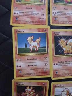 Pokemon Base Set 102 Fire Pokemon 6 Item Bundle Vintage 1999 Pokemon Cards - Image 4