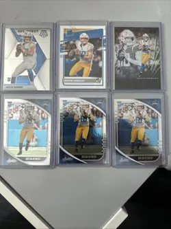 Justin Herbert Rookie Card Lot Set of 6 LA Chargers QB RC - 2020 Panini - Image 1