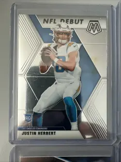 Justin Herbert Rookie Card Lot Set of 6 LA Chargers QB RC - 2020 Panini - Image 2