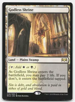 Godless Shrine - NM - Promo Pack: RNA Ravnica Allegiance # 248 - MTG Magic - Image 1