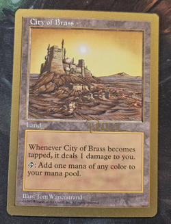 City of Brass - MTG 1997 Paul McCabe World Championship - Gold Border MINT - Image 1