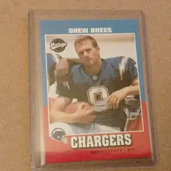 Lot of 3 2001 Drew Brees San Diego Chargers Rookie Cards - Image 5