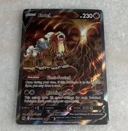 The Pokemon Company 2023 Pokemon TCG Entei V GG36/GG70 Full Art Holo Ultra Rare - Image 1