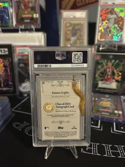 Topps 2024 Bowman Draft Konnor Griffin Class of 2024 RC Auto Green /99 PSA 9 - Image 2
