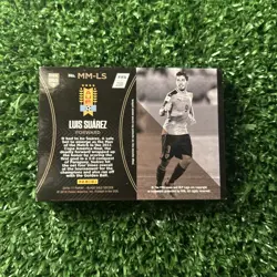2016-17 Panini Black Gold Soccer Luis Suarez Man Of The Match Uruguay Gold /50 - Image 2