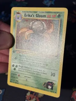 Pokemon Card Erika’s Gloom 45/132 Gym Heroes FIRST EDITION - (NM-) - Image 3