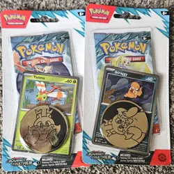 Pokemon Scarlet & Violet: Journey Together 2 Blister Packs With Yanma & Scraggy - Image 1