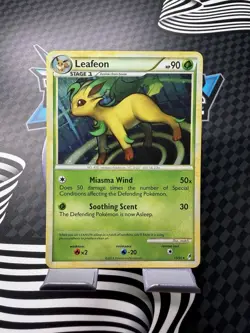Leafeon 13/95 Call of Legends Holo w/ Swirl - Pokemon TCG LP/MP - Image 1