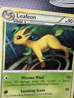 Leafeon 13/95 Call of Legends Holo w/ Swirl - Pokemon TCG LP/MP - Image 2