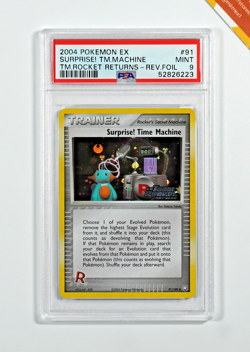 Pokemon PSA 9 Surprise! Time Machine #91 Ex Team Rocket Returns 2004 English - Image 1