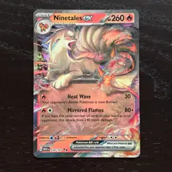Ninetales ex 038/165 Pokemon 151 Scarlet & Violet Double Rare Holo NM - Image 1