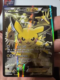 Pikachu EX XY124 XY Promos - Pokemon Card - NM - Image 1