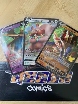 Pokemon Card Lot NM (9 Cards) Pikachu V and more - Image 4