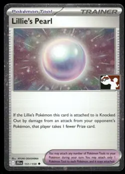 SWIRL 🌀 Lillie's Pearl Cosmos Holo Play Stamp Promo 151/159 NM - Image 2