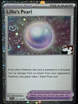SWIRL 🌀 Lillie's Pearl Cosmos Holo Play Stamp Promo 151/159 NM - Image 4