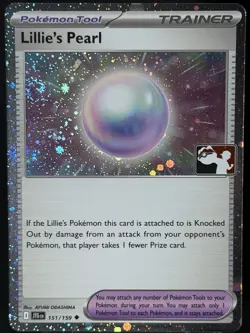 SWIRL 🌀 Lillie's Pearl Cosmos Holo Play Stamp Promo 151/159 NM - Image 5