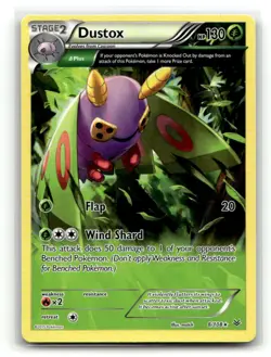 Dustox 8/108 Rare Roaring Skies Pokemon NM - Image 1