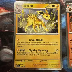 Pokemon Jolteon Flareon Vaporeon 167 168 189 Promo Set of 3 Prismatic Evolutions - Image 2