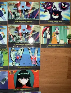 Pokemon Topps 2000 TV Animation Episode Cards - Lot of 17 LP-MP-HP - Image 4