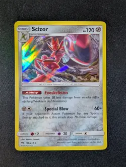 Pokemon SM - Lost Thunder #126/214 Scizor HOLO NM - Image 1