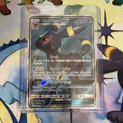 Pokemon TCG Umbreon GX Full Art Holo Ultra Rare 142/149 SM Base EN 2017 - Image 1