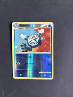 Pokemon TCG Poliwhirl HGSS Unleashed 37/95 Reverse Holo Uncommon 2010 Nintendo - Image 1