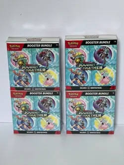 Pokemon TCG Journey Together Booster Bundle Lot Of 4 - Image 1