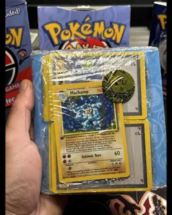 1st edition Machamp Pokemon 2-Player Starter Set Full - Factory Sealed Cards - Image 2