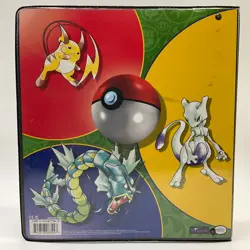 Pokemon Wizards of the Coast Ultra Pro 1999 TCG Binder Snorlax Meowth Mewtwo - Image 2
