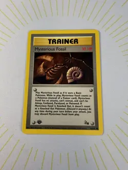 Mysterious Fossil 62/62 - Fossil Pokemon TCG 1st Edition - NM/LP ✨ - Image 2