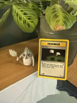 Gambler, 1st Edition Pokemon Fossil Common, 60/62 NM - Image 1
