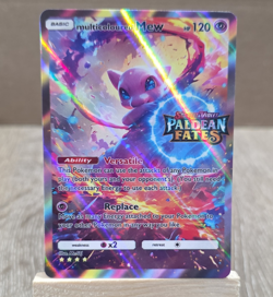 Pokemon multicoloured Mew FAN ART NON-TCG - Image 1