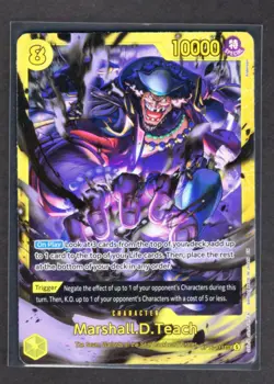 One Piece CCG Marshall.D.Teach OP16 OP16-119 SEC Foil The Time of Battle NM - Image 1