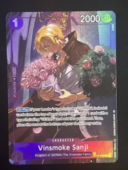 2025 One Piece Legacy of the Master Vinsmoke Sanji Treasure Rare #OP10-063 D - Image 1