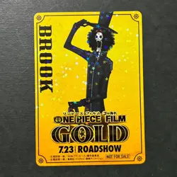 S7833 Toyota x One Piece Film Gold Brook Promo Holo Card 2016 YJ2 - Image 1