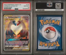2023 Pokemon S.Chinese CSM2a CS Latias & Latios GX #175 Tag Team SR PSA 10 - Image 3