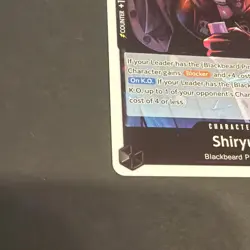 One Piece Card Game - Shiryu PRB02-015 R Rare Holo Foil English Mint/ NM ✅ - Image 3