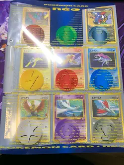 Pokemon Card Game Neo Premium File Part 3 9 Cards Promos Japanese #560 - Image 1