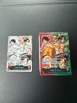 Luffy & Ace (Parallel) ST30-001 Starter Deck EX: Luffy & Ace Foil - Image 1