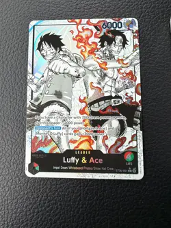 Luffy & Ace (Parallel) ST30-001 Starter Deck EX: Luffy & Ace Foil - Image 2