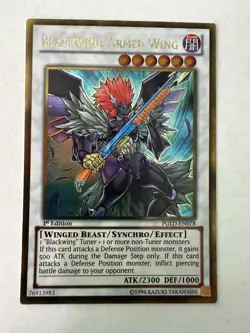 Yugioh - Blackwing Armed Wing - Gold - 1st - PGLD-EN078 - NM - Image 1