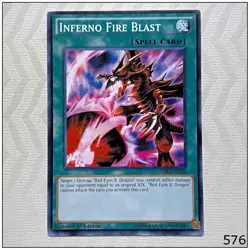 Inferno Fire Blast - LDK2-ENJ23 - Common 1st Edition Yugioh - Image 1