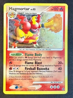 Magmortar SWIRL!! 31/132 2007 Secret Wonders Pokemon Card Holo Rare - Vlp - Image 1
