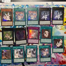 Yu-Gi-Oh! TCG 14 Card Purrely Deck Lot - Image 2